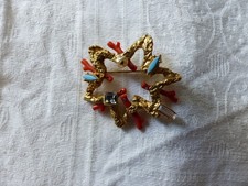 Broche fantaisie metal d'occasion  Bourg-en-Bresse