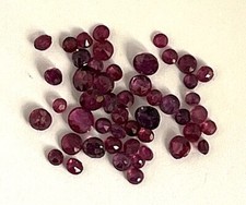 Assorted natural rubies for sale  LEEDS