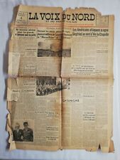Ancien journal voix d'occasion  Bauvin