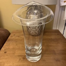 glass vase lilly for sale  NEWPORT