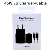 SAMSUNG Original Chargeur Super Rapide 45W NOIR USB-C Galaxy S24/S25 Z Flip 5/3 na sprzedaż  Wysyłka do Poland