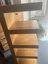 Bookcase contemporary shaped for sale  WORTHING