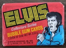 Pacote com 1 cartões de colecionador de chiclete Elvis Presley Boxcar - ainda lacrado comprar usado  Enviando para Brazil
