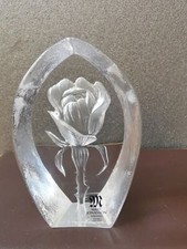 Rose glasfigur relief gebraucht kaufen  Magdeburg