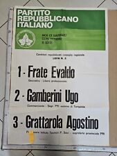 Manifesto partito repubblicano usato  Viterbo