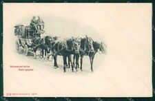 Diligenza postale postcard usato  Gambolo