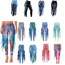 Mermaid print leggings for sale  SWANSEA