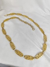 Ceinture vintage dorée d'occasion  Doudeville