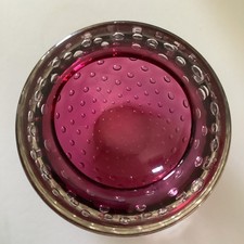 Whitefriars cranberry ruby for sale  DEAL