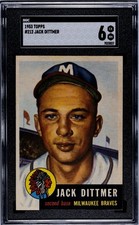 1953 topps baseball usato  Spedire a Italy