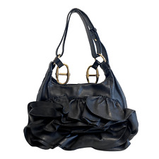 Bolsa de ombro SAINT LAURENT vintage YSL couro preto comprar usado  Enviando para Brazil