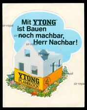 Werbe aufkleber ytong gebraucht kaufen  Deutschland