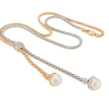 Collana donna perle usato  Ancona