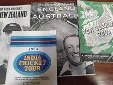 Vintage cricket programmes for sale  NORTH FERRIBY