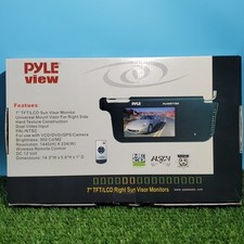 Monitor para-sol Pyle View 7" TFT/LCD PLVSR71BK lado direito (passageiro) preto comprar usado  Enviando para Brazil