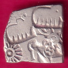 Usado, moeda de prata antiga Índia período Mauryan Ashoka 600 aC #N42 comprar usado  Enviando para Brazil