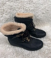 Botas Burberry Windmere fivela preta Nova Check acabamento shearling botas de pato LEIA comprar usado Botas Burberry Windmere fivela preta Nova Check acabamento shearling botas de pato LEIA comprar usado  Enviando para Brazil