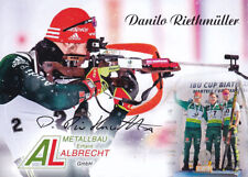 Danilo RIETHMÜLLER - Deutschland, Gold Jun.-WM 2020 Biathlon, Original-Autogramm comprar usado  Enviando para Brazil