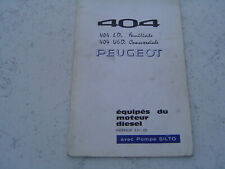 Manuel entretien peugeot d'occasion  Châteauneuf-sur-Sarthe