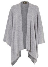 Wollponcho flügelärmel grau gebraucht kaufen  Deutschland