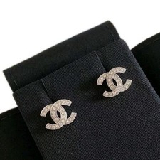Silvery chanel crystal for sale  Wichita