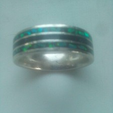Men band opal for sale  ST. NEOTS