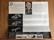 Lorean brochure for sale  CHATHAM