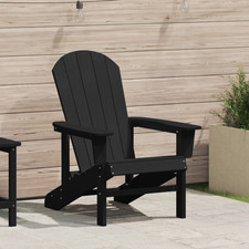 vidaXL KrzesÅo Adirondack Czarne 74x82x91 cm HDPE na sprzedaż  PL