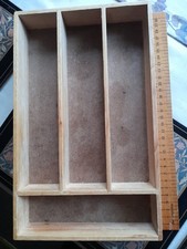 Wood cutlery drawer for sale  NEWBURY