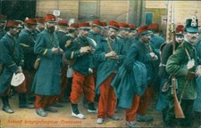 Ansichtskarte ankunft kriegsge gebraucht kaufen  Eggenstein-Leopoldshafen
