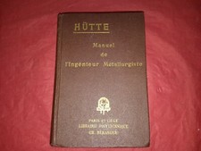 Manuel ingénieur métallurgis d'occasion  Saint-Denis-de-Pile