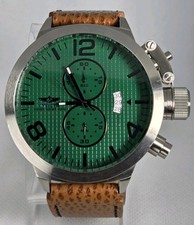 CRONÓGRAFO INVICTA MASCULINO AÇO INOXIDÁVEL 51mm RESISTENTE À ÁGUA 200M PULSEIRA DE COURO comprar usado  Enviando para Brazil
