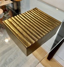Caixa grande de decoração para casa de cerâmica dourada design ciano, arte cerâmica, recipiente de armazenamento comprar usado  Enviando para Brazil