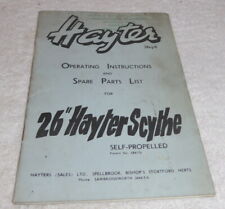 Hayter scythe operating for sale  ILMINSTER