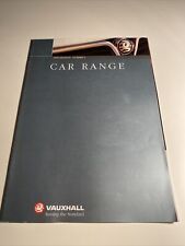 Vauxhall range brochure for sale  NEWCASTLE UPON TYNE