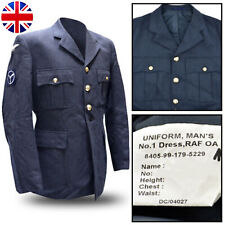 Sukienka British Army RAF nr 1 Royal Air Force mundur kurtka tunika niebieska wełna  na sprzedaż  PL
