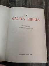 Sacra bibbia edizioni usato  Desio