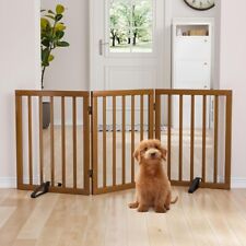 Bamboo pet gate for sale  SALFORD