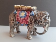 Antique elephant majolica for sale  BRIDPORT