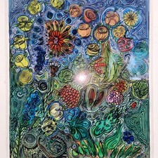 Flowers window pane for sale  Clinton