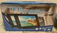 📽️ Reproductor Multimedia DVD Reposacabezas Coche Doble Pantalla 10.1" PD01-10002B-01B 🆕 segunda mano  Embacar hacia Mexico