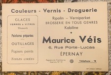 Ancienne carte visite d'occasion  Châlons-en-Champagne