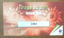 Fdj ticket losangexpo d'occasion  Marseille V