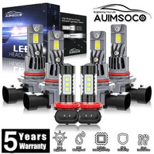 Kit de faróis de LED combo 6x lâmpadas feixe de neblina Hi/Lo para Mitsubishi Lancer 2008-2017 comprar usado  Enviando para Brazil
