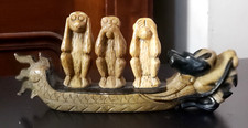 Sculpture petits singes d'occasion  Malakoff