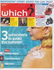 WHICH? magazine-JUNE 2008-3 SUNSCREENS TO AVOID THIS SUMMER. segunda mano  Embacar hacia Argentina