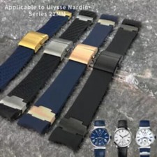 Silicone rubber watchband for sale  Shipping to United Kingdom
