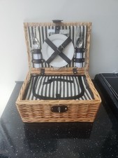 Wicker picnic basket for sale  WIGAN