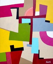 Abstract painting tabarin d'occasion  Expédié en Belgium