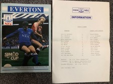 Programme team sheet for sale  CHORLEY